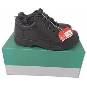 Clarks Boys Brown Deaton Time Size 10.5 MW Dress Shoes NEW NIB